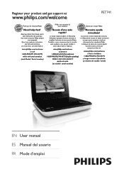 Philips PET741A User manual