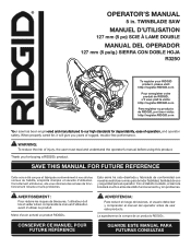 Ridgid R3250 Owners Manual