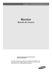 Samsung S22B150N User Manual Ver.1.0 (Spanish)