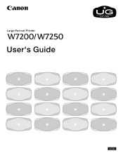 Canon imagePROGRAF W7200 User Guide