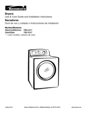 Kenmore 9885 Use and Care Guide