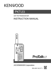 Kenwood PKT-23 Operation Manual