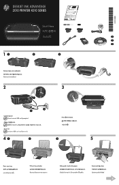 HP Deskjet K010 Setup Poster