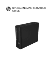 HP Slimline 450-100 Upgrading and Servicing Guide