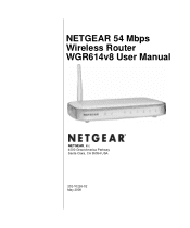 Netgear WGR614v8 WGR614v8 User Manual