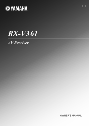 Yamaha RX V361 MCXSP10 Manual