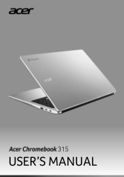 Acer Chromebook 315 CB315-4H User Manual