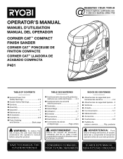 Ryobi P401 Operation Manual