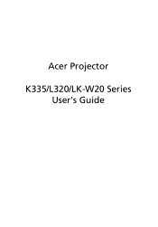 Acer K335 User Manual
