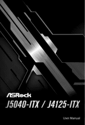 ASRock J4125-ITX User Manual
