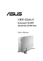Asus CRW-5224A User Manual