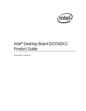 Intel D2550DC2 Product guide for Intel Desktop Board D2550DC2
