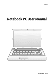 Asus A52JU User Manual