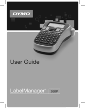 Dymo LabelManager 260P User Guide 1
