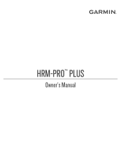 Garmin HRM-Pro Plus Owners Manual