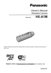 Panasonic HX-A1MK Owners Manual