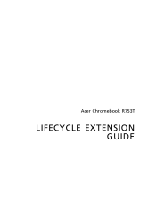 Acer Chromebook Spin 511 R753T Lifecycle Extension Guide