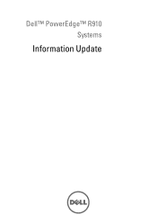 Dell PowerEdge R910 Information Update