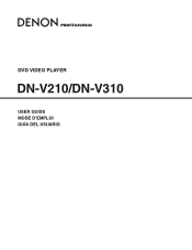 Denon DN V310 User Guide