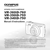 Olympus VR-350 VR-350 Manuel d'instructions (Fran栩s)