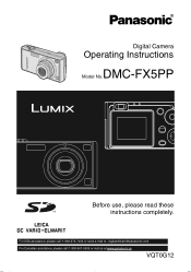 Panasonic DMC-FX5 Digital Still Camera