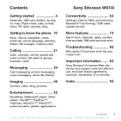 Sony Ericsson W610i User Guide