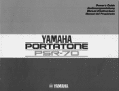 Yamaha PSR-70 Owner's Manual (image)