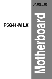Asus P5G41-M LX User Manual