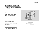 Samsung SC D453 User Manual (user Manual) (ver.1.0) (English)