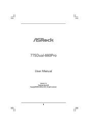 ASRock 775Dual-880Pro User Manual