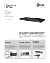 LG LAP340 Specification - English