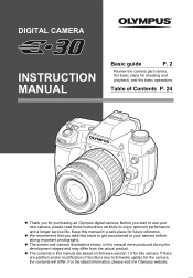 Olympus E-30 E-30 Instruction Manual (English)