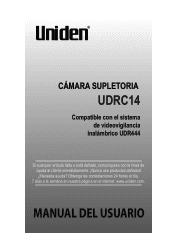 Uniden UDRC14 Spanish Owner's Manual