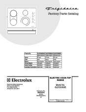 Frigidaire GLEC30S8EB Parts Catalog