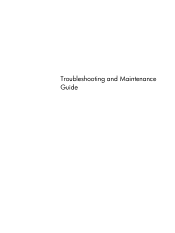 HP TouchSmart 610-1095 Troubleshooting & Maintenance Guide