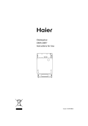 Haier DW9-CBE7 User Manual