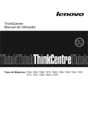 Lenovo ThinkCentre M58e Portuguese (User guide)