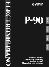 Yamaha P-90 Owner's Manual