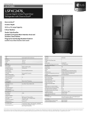 LG LSFXC2476D Owners Manual - English