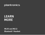 Plantronics ML10 Learn More