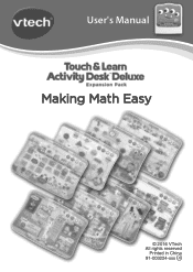 Vtech Touch & Learn Activity Desk Deluxe - Making Math Easy User Manual