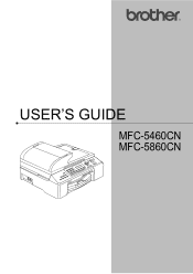 Brother International MFC 5860CN Users Manual - English