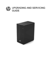 HP Pavilion Desktop PC 595-p0000a Upgrading & Servicing Guide