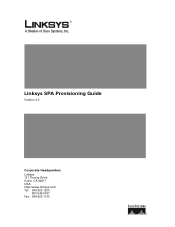 Cisco SPA2102-AU Provisioning Guide