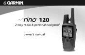 Garmin Rino 120 Owner's Manual