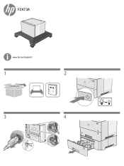 HP LaserJet Enterprise MFP M528 Printer Stand Installation Guide