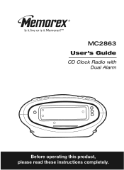 Memorex MC2863 User Guide