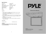Pyle PLVW1342R PLVW1342R Manual 1