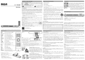 RCA DRC260 DRC260 Product Manual