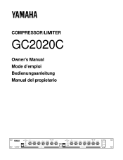 Yamaha GC2020C GC2020C Owners Manual